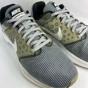 Nike Downshifter 7 Gray White Running Shoes - Men’s Size 8.5